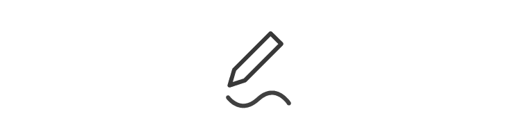 Icon representing the SMART Ink Annotation Software, a tool for digital writing and drawing.